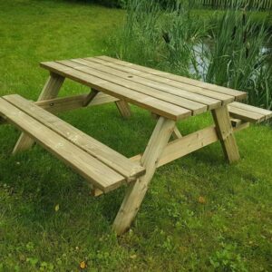 DOOLIN 6 SEATER PICNIC BENCH