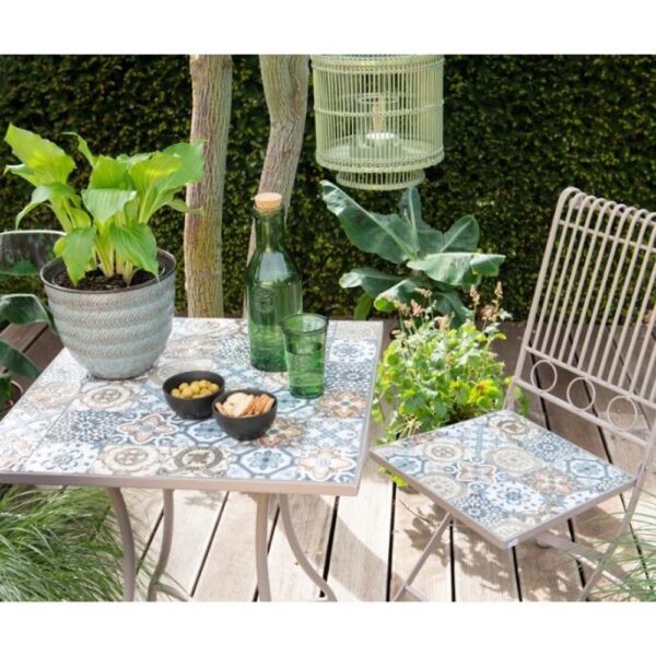 BORDEAUX MOSAIC 2 SEATER SET