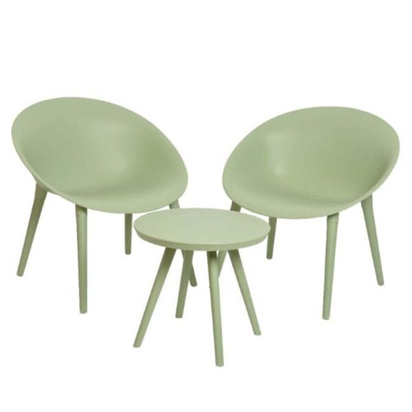 LONDON 2 SEATER SET LIGHT GREEN