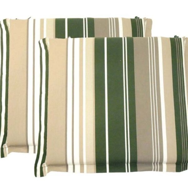 2 SEAT PADS 5CM GREEN
