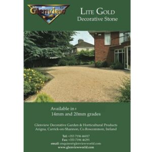 GLENVIEW LITEGOLD 20MM CHIPPINGS 25KG BAG