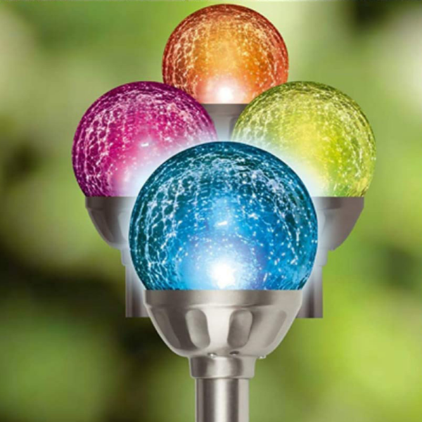 SOLAR COLOUR CRACKLE STAKE LIGHT - Image 2
