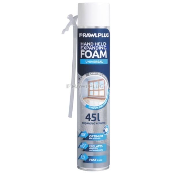 RAWLPLUG EXPANDING FOAM FILLER 750ML