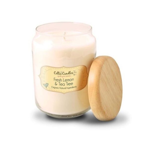 CELTIC CANDLES POP JAR LEMON & TEA TREE