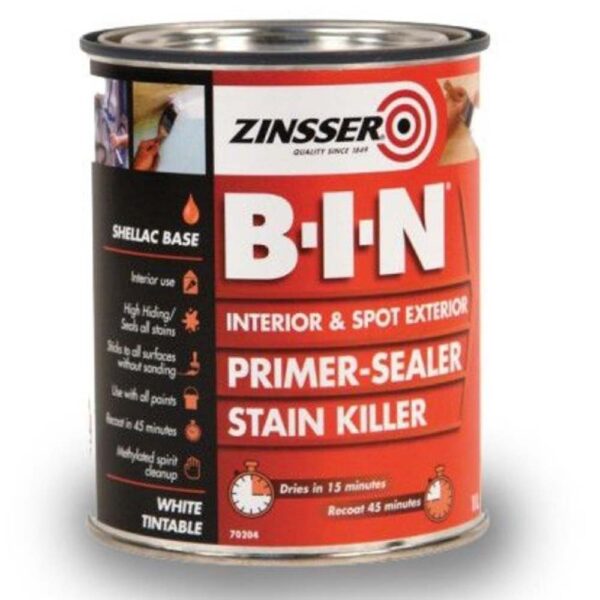 ZINSSER B-I-N PRIMER SEALER 500MLS - RED