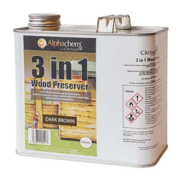 ARC WOOD PRESERVATIVE BROWN 2.5LT