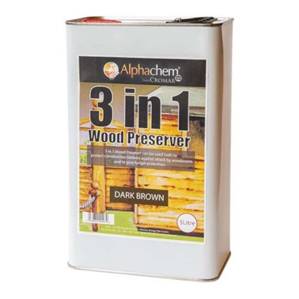 ARC WOOD PRESERVATIVE BROWN 5LT