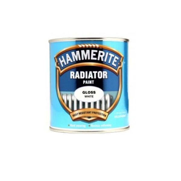 HAMMERITE RADIATOR PAINT WHITE GLOSS 500ML