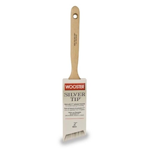 WOOSTER SILVER TIP ANGLED SASH PAINT BRUSH 2"