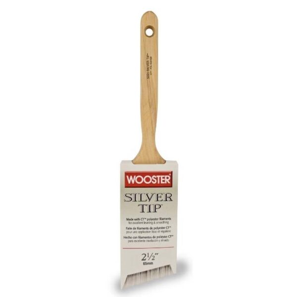 WOOSTER SILVER TIP ANGLED SASH PAINT BRUSH 2 1/2