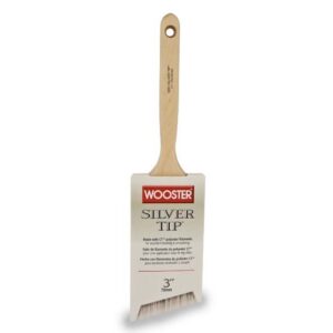 WOOSTER SILVER TIP ANGLED SASH PAINT BRUSH 3"