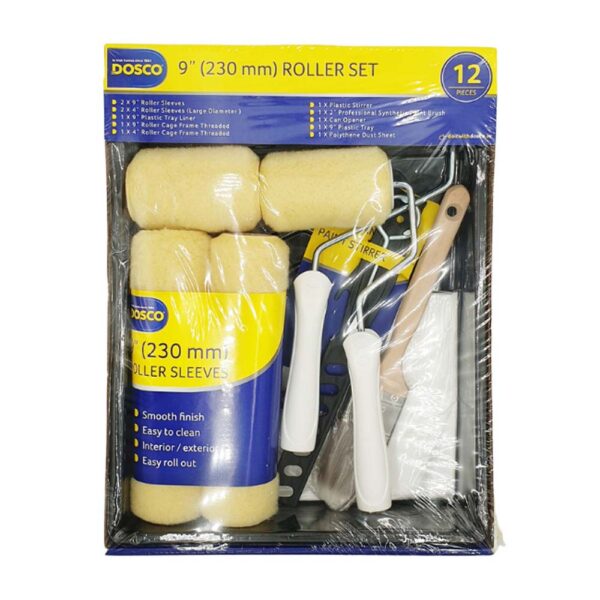 12 PIECE ROLLER SET