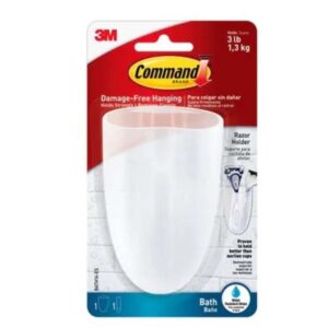 COMMAND BATH RAZOR HOLDER