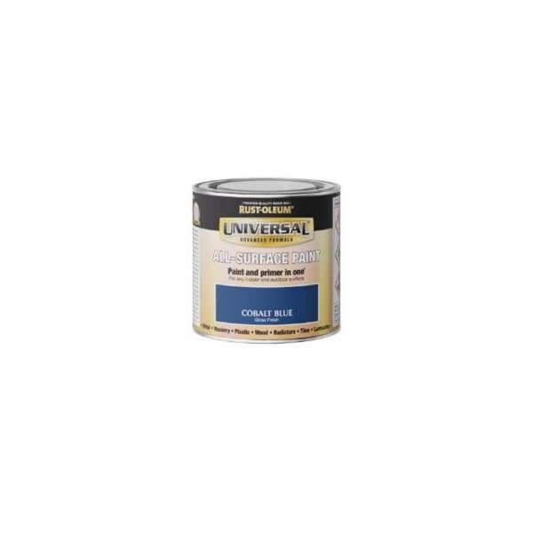 RUSTOLEUM UNIVERSAL ALL SURFACE PAINT GLOSS COBALT BLUE 250ML