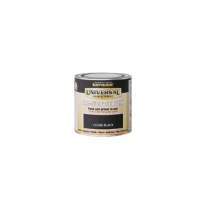 RUSTOLEUM UNIVERSAL ALL SURFACE PAINT GLOSS BLACK 250ML