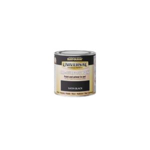 RUSTOLEUM UNIVERSAL ALL SURFACE PAINT SATIN BLACK 250ML