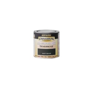RUSTOLEUM UNIVERSAL ALL SURFACE PAINT MATT BLACK 250ML