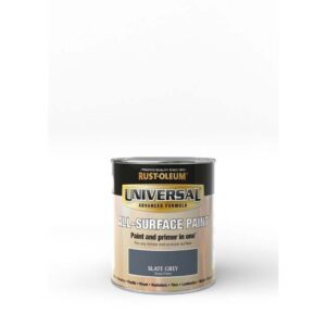 RUSTOLEUM UNIVERSAL ALL SURFACE PAINT GLOSS SLATE GREY 750ML