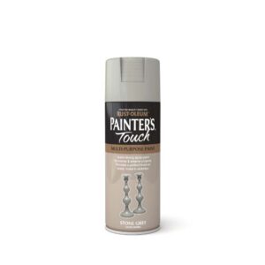 RUSTOLEUM PAINTERS TOUCH SPRAY PAINT SATIN STONE GREY 400ML
