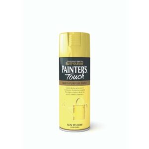 RUSTOLEUM PAINTERS TOUCH SPRAY PAINT GLOSS SUN YELLOW 400ML
