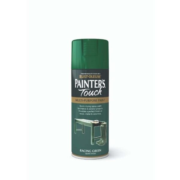RUSTOLEUM PAINTERS TOUCH SPRAY PAINT GLOSS RACING GREEN 400ML