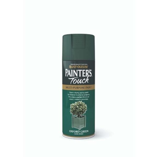RUSTOLEUM PAINTERS TOUCH SPRAY PAINT SATIN OXFORD GREEN 400ML