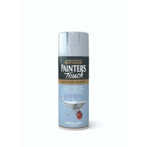 RUSTOLEUM PAINTERS TOUCH SPRAY PAINT GLOSS WINTER GREY 400ML