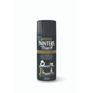 RUSTOLEUM PAINTERS TOUCH SPRAY PAINT GLOSS BLACK 400ML
