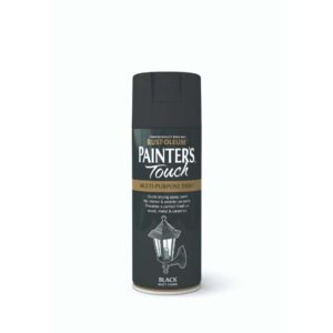 RUSTOLEUM PAINTERS TOUCH SPRAY PAINT MATT BLACK 400ML