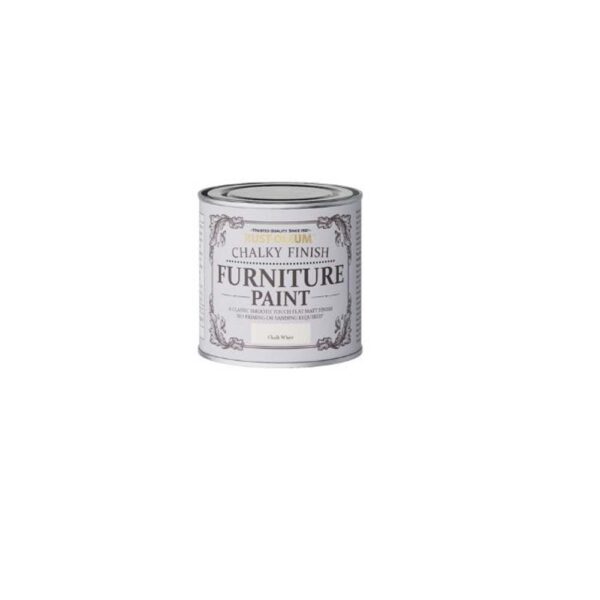 RUSTOLEUM CHALKY FINISH FURNITURE PAINT CHALK WHITE 125ML
