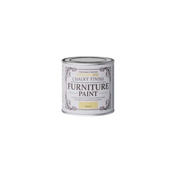RUSTOLEUM CHALKY FINISH FURNITURE PAINT MUSTARD 125ML