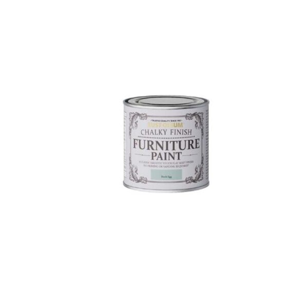 RUSTOLEUM CHALKY FINISH FURNITURE PAINT DUCK EGG 125ML