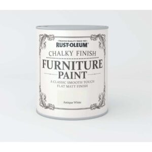 RUSTOLEUM CHALKY FINISH FURNITURE PAINT ANTIQUE WHITE 750ML