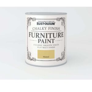 RUSTOLEUM CHALKY FINISH FURNITURE PAINT MUSTARD 750ML