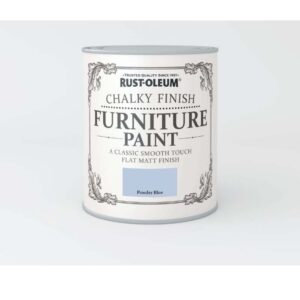 RUSTOLEUM CHALKY FINISH FURNITURE PAINT POWDER BLUE 750ML