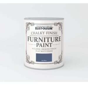 RUSTOLEUM CHALKY FINISH FURNITURE PAINT INK BLUE 750ML