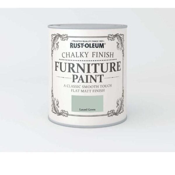 RUSTOLEUM CHALKY FINISH FURNITURE PAINT LAUREL GREEN 750ML