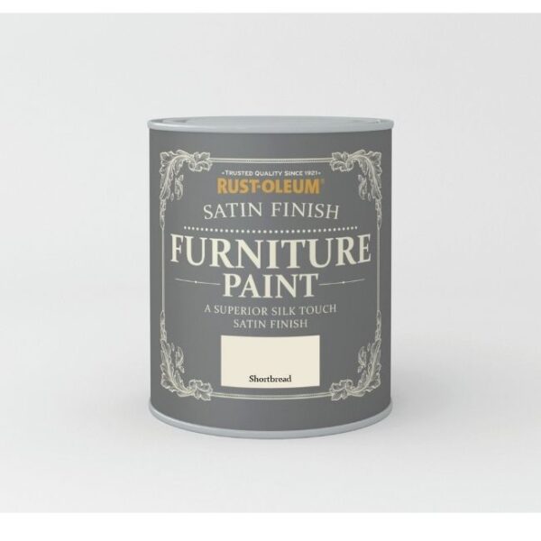 RUSTOLEUM SATIN FINISH FURNITURE PAINT SHORTBREAD 750ML