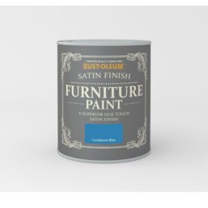 RUSTOLEUM SATIN FINISH FURNITURE PAINT CORNFLOWER BLUE 750ML