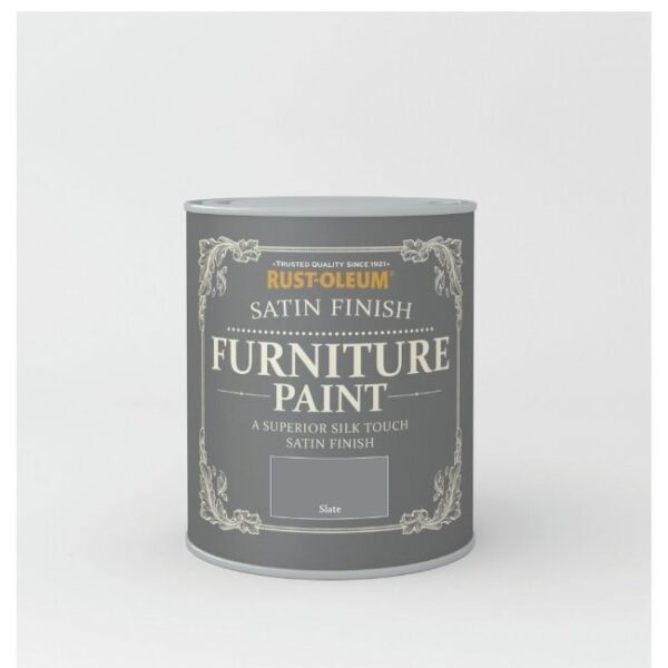 RUSTOLEUM SATIN FINISH FURNITURE PAINT SLATE 750ML