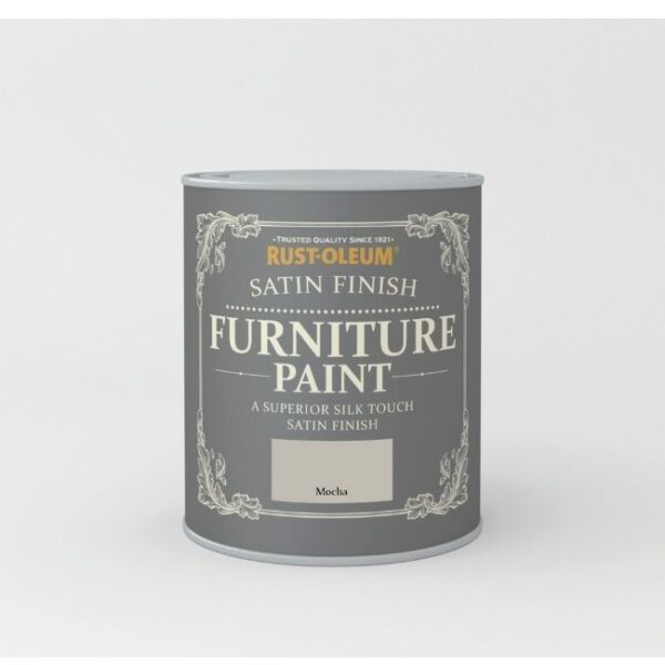 RUSTOLEUM SATIN FINISH FURNITURE PAINT MOCHA 750ML