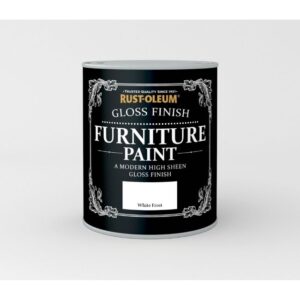 RUSTOLEUM GLOSS FINISH FURNITURE PAINT WHITE FROST 750ML