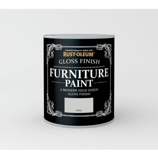 RUSTOLEUM GLOSS FINISH FURNITURE PAINT DOVE 750ML
