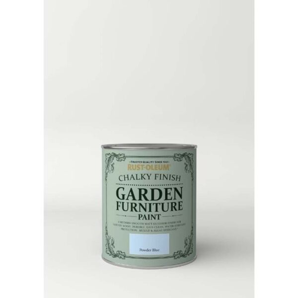 RUSTOLEUM GARDEN FURNITURE PAINT POWDER BLUE 750ML