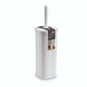 ELEGANCE TOILET BRUSH AND HOLDER WHITE