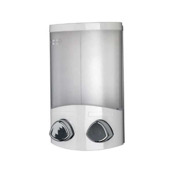 CROYDEX EURO DUO LIQUID SOAP DISPENSER WHITE