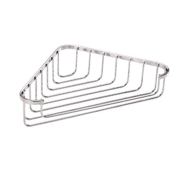 CROYDEX BATHROOM STORAGE CORNER BASKET CHROME