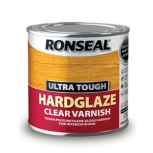 RONSEAL HARDGLAZE CLEAR VARNISH 750ML