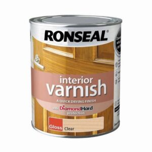 RONSEAL INTERIOR VARNISH CLEAR GLOSS 750ML