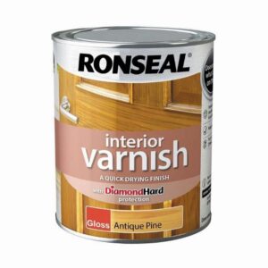 RONSEAL INTERIOR VARNISH GLOSS ANTIQUE PINE 750ML